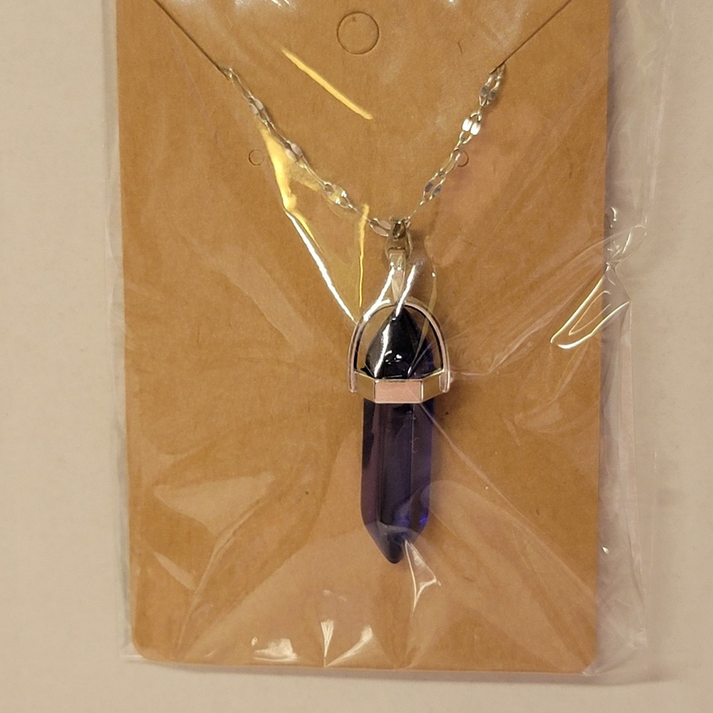 Amethyst Quartz Necklace Fashion Jewelry